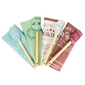 Christmas Apron and Spatula - Assorted